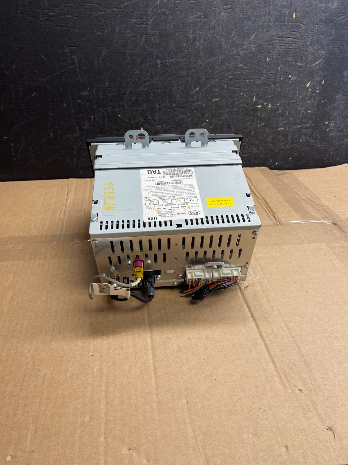 2011 2012 2013 Kia Optima Am Fm Cd Player Radio Screen Display af2736 DG3