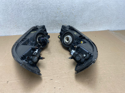 1999 to 2004 Ford Mustang Left+Right Set Side Black Headlights TYC AH9393 DW12