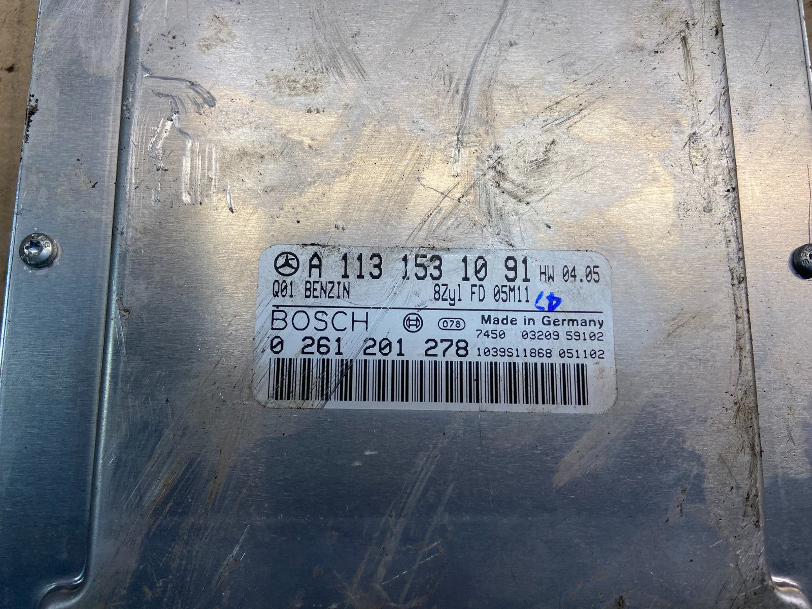 2003 to 2006 Mercedes S430 S500 ECU ECM Engine Control Module Unit AC0530 DG2