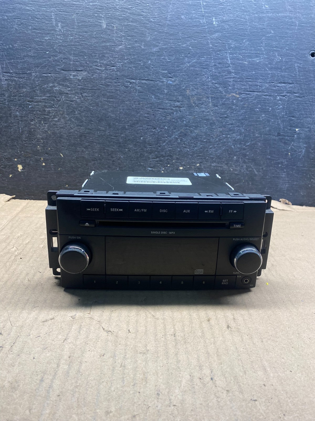 2007-2012 Chrysler Dodge Jeep Ram Radio CD MP3 AUX Receiver AJ0533 DG0