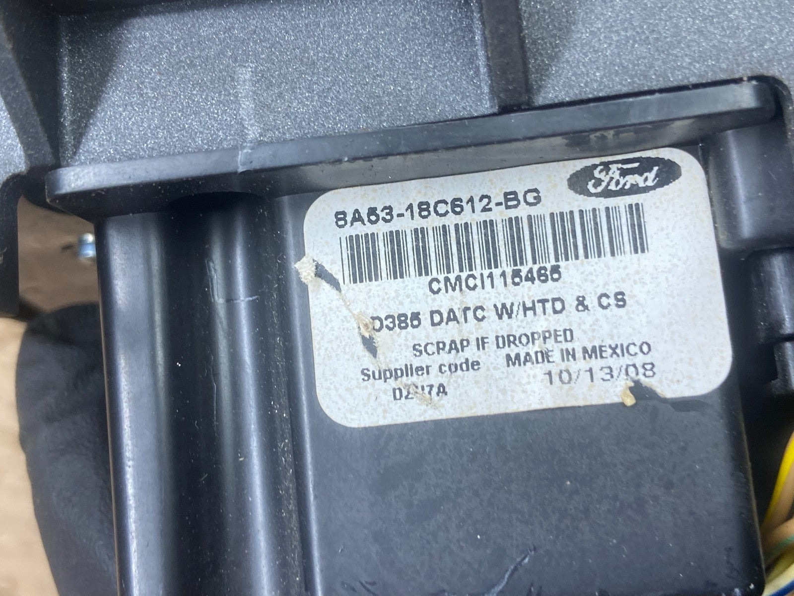 2009 to 2012 Lincoln MKS A/C Heater Dual Climate Control Panel OEM t8789 DG5