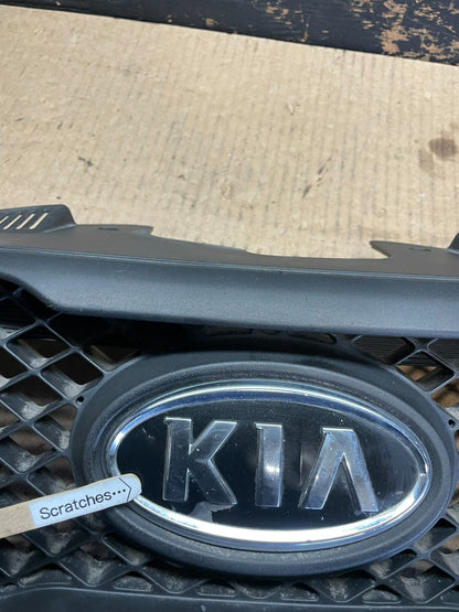 2010 to 2013 Kia Forte Koup Black Front Upper Bumper Grill Grille Y9660 DG3