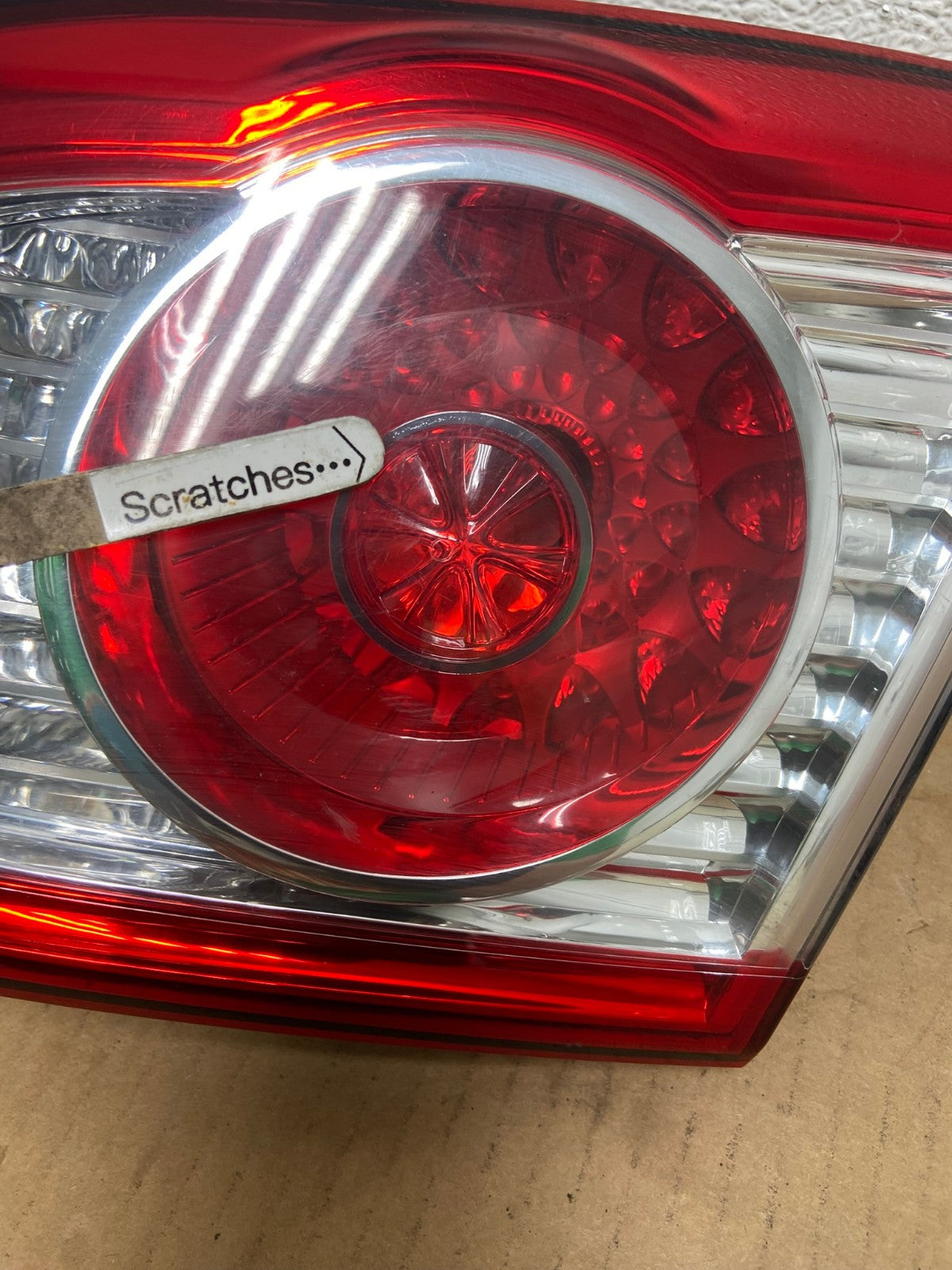 2010 2011 2012 Hyundai Santa Fe Right Passenger RH Tail Light Inner AC7478 LK3