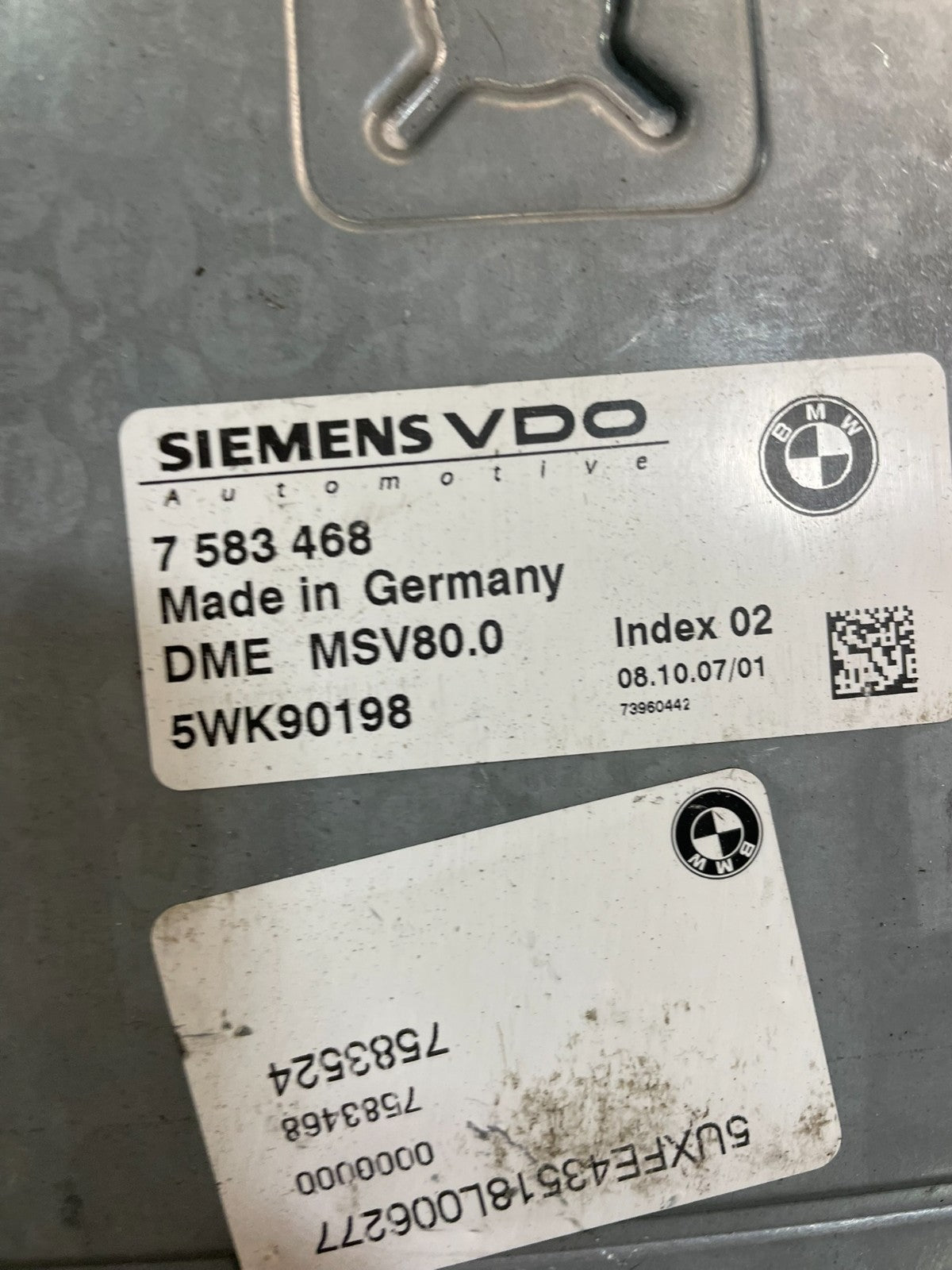 2007 to 2010 Bmw 323i Ecm Ecu Engine Computer OEM w6719 DG3