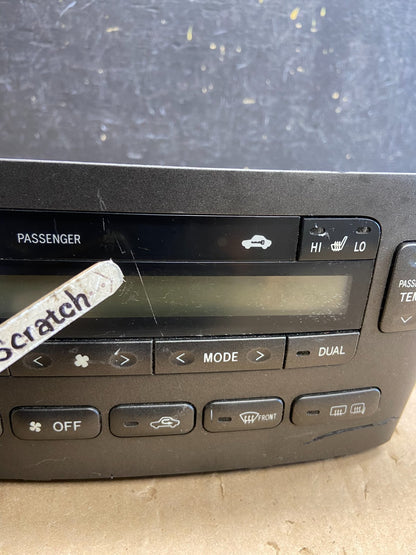 2002 - 2003 Lexus ES300 Center Dash A/C AC Heater Climate Control Unit ad7232 DG1