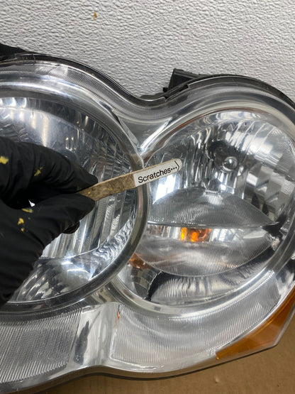 2009-2010 Jeep Grand Cherokee Left+Right Set Halogen Headlights AC7707 DW3