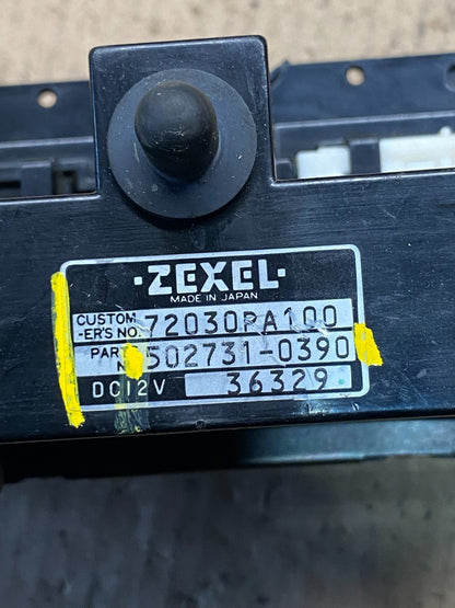 1993 to 1997 Subaru SVX Climate Control Hvac Heater  Panel R6496 DG6