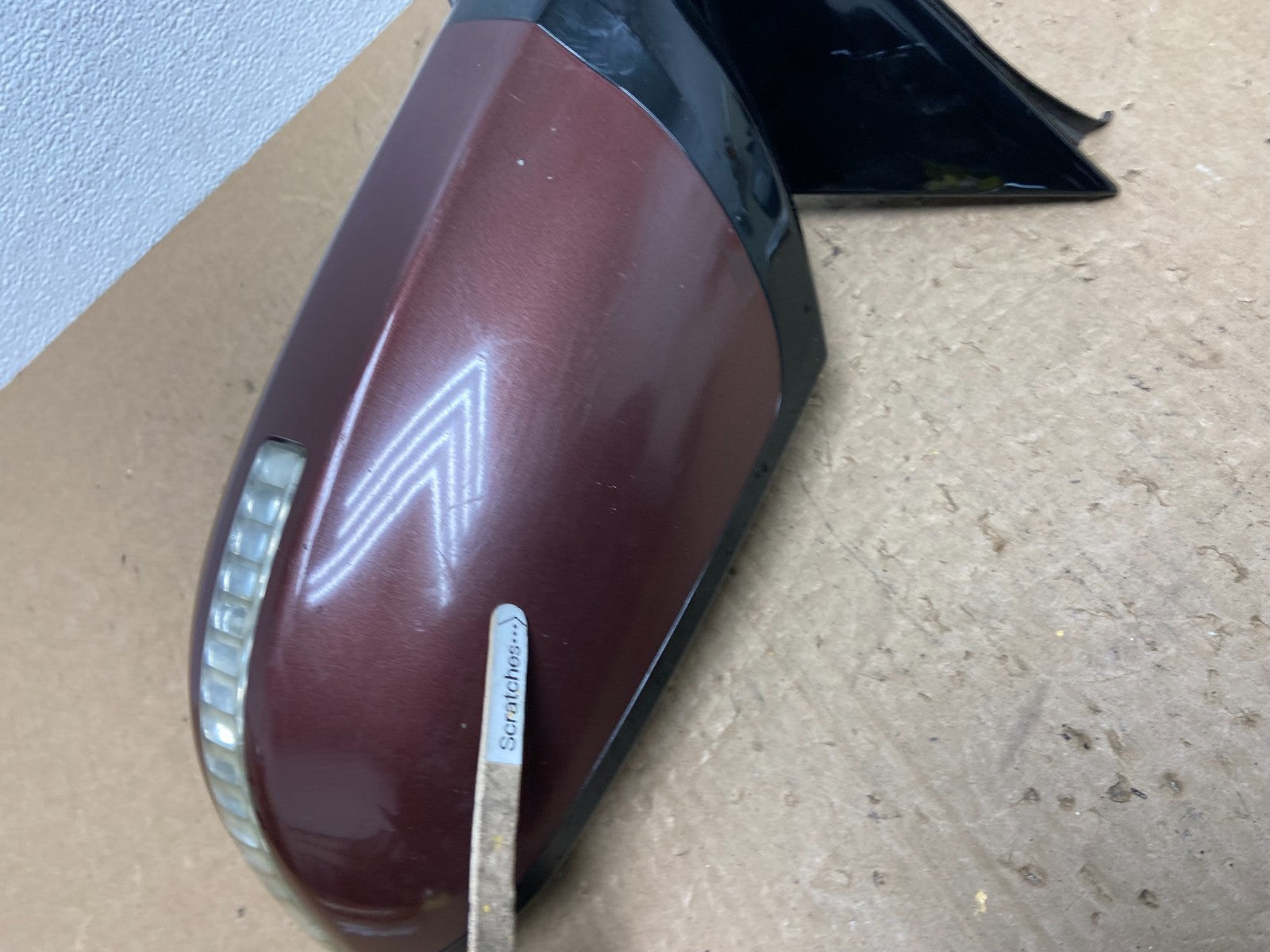 2009 to 2014 Nissan Maxima Left Driver Side View Door Trn Sig Mirror AC1446 DW4