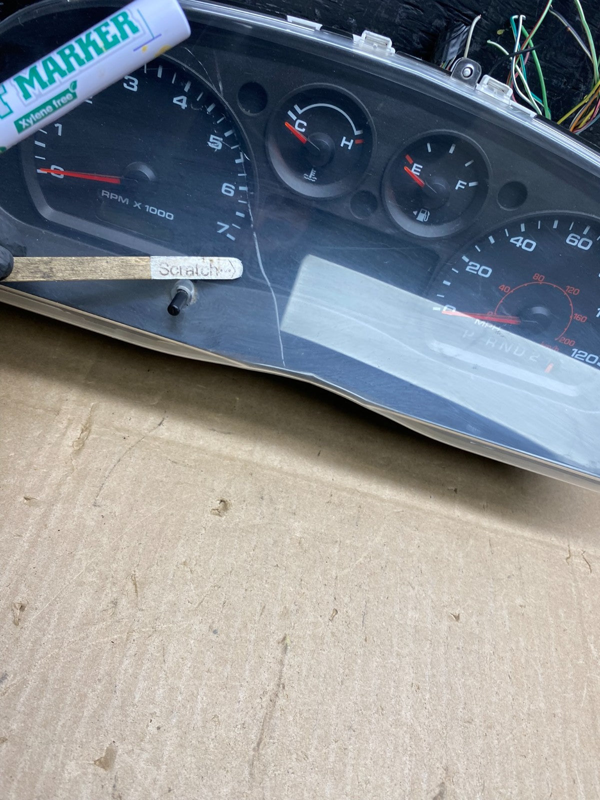 2005 2006 Ford Ranger Speedometer Cluster Gauge Oem AB9480 DG1