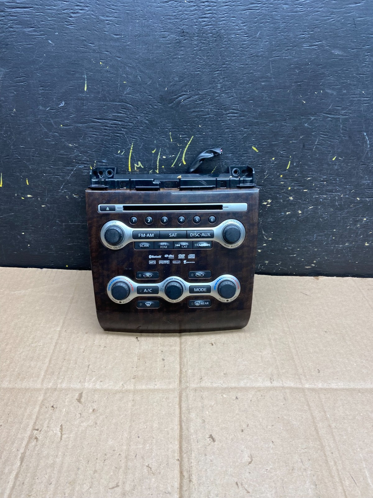 2010-2013 Nissan Maxima Center Console Climate Control Radio Bezel OEM aa4897 DG0