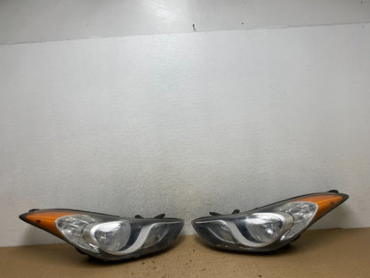 2011 2012 2013 Hyundai Elantra Left+Right Halogen Headlights AF8211 DW0