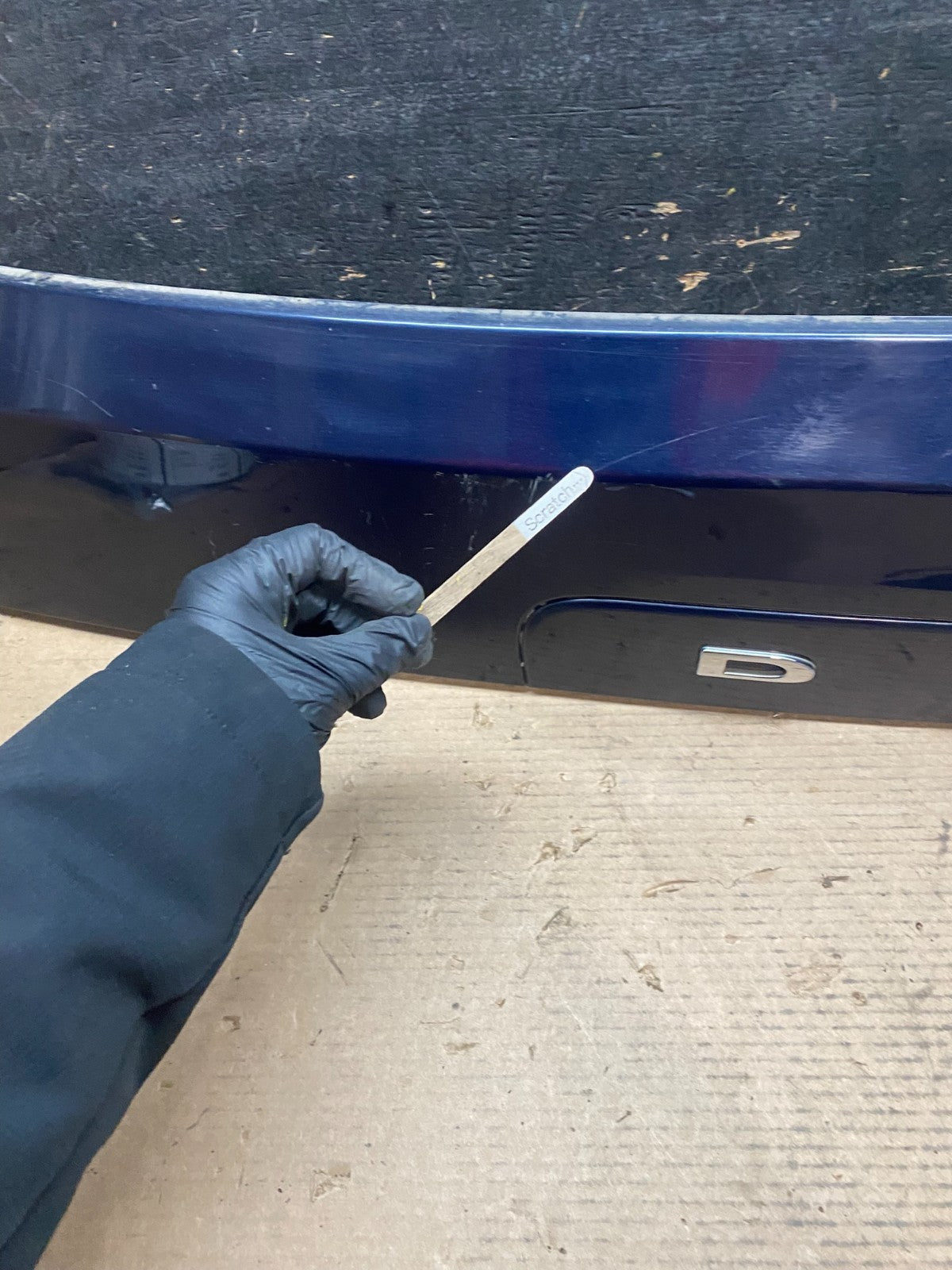 2011-2018 Dodge Grand Caravan Black Rear Tail Gate Trim Molding Panel v7169 DG5