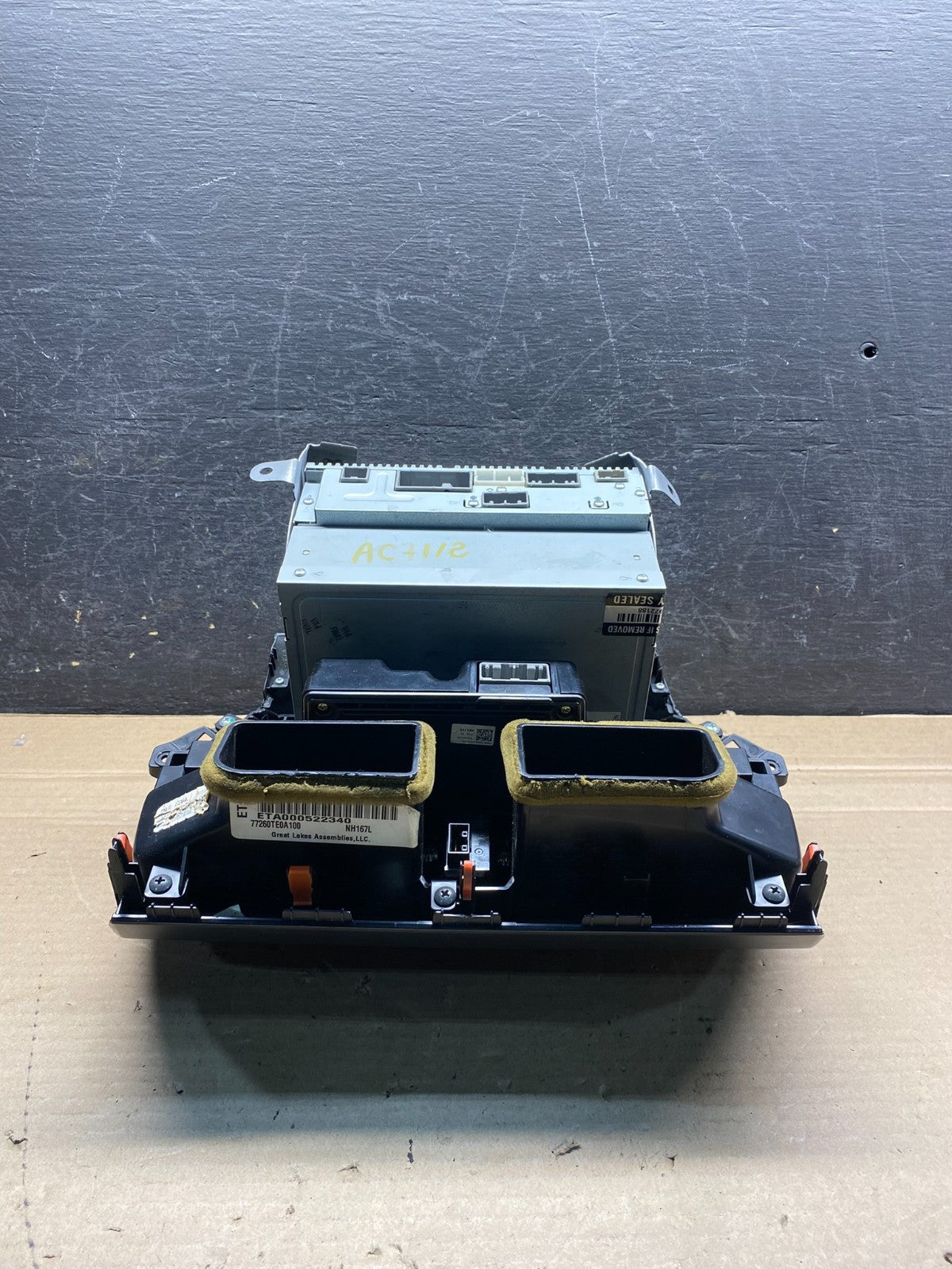 2008 - 2012 Honda Accord Front Radio AM FM CD Player AH7539 DG4