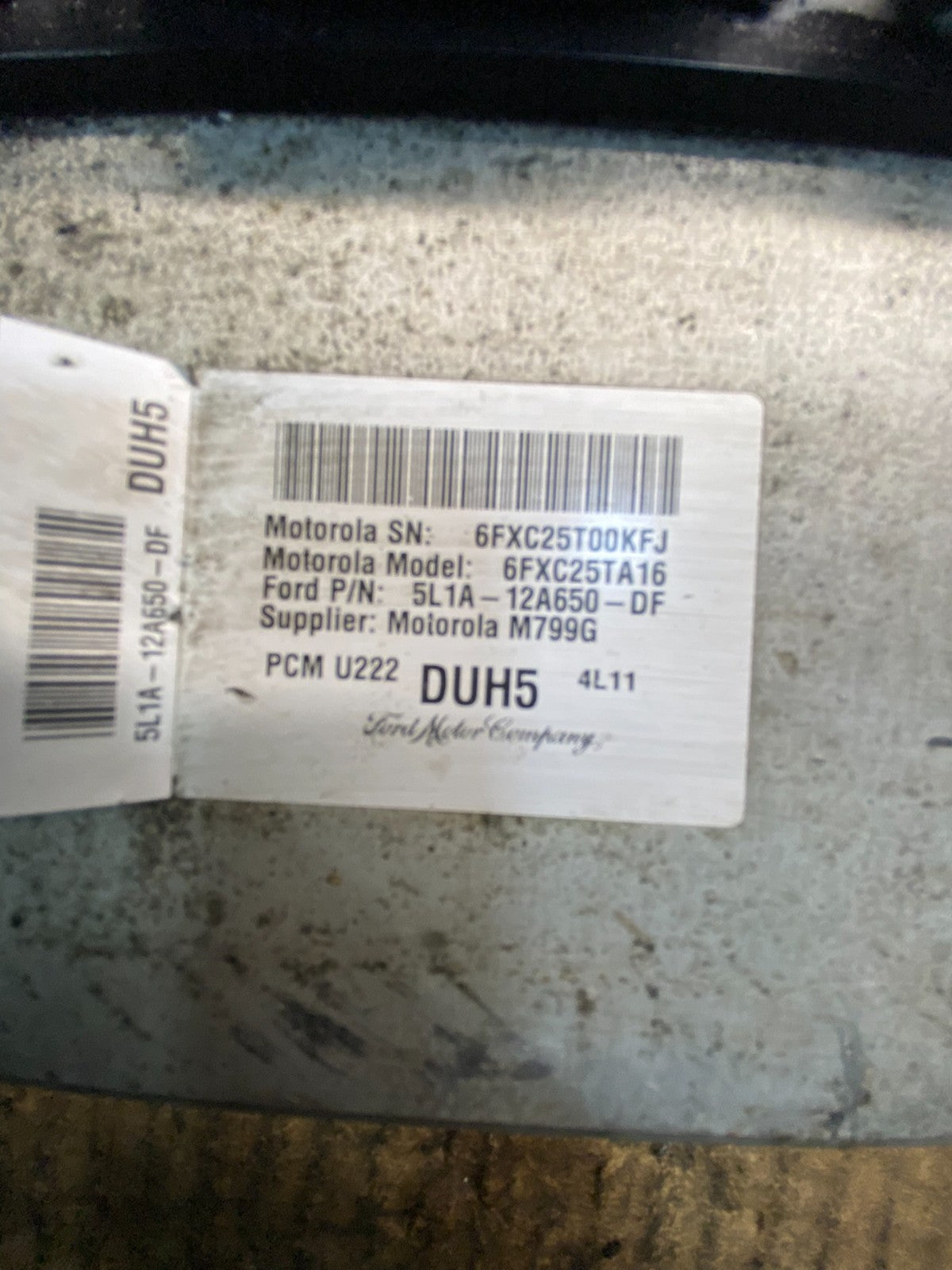 2005 Ford Expedition 5.4L Engine Control Computer ECM 5l1a-12a650-df y4390 DG2