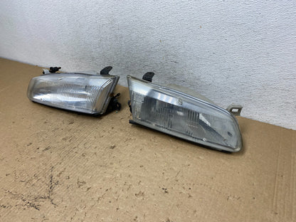 1997 1998 1999 Toyota Camry Left+Right Side Set Halogen Headlights AF8207 DW1
