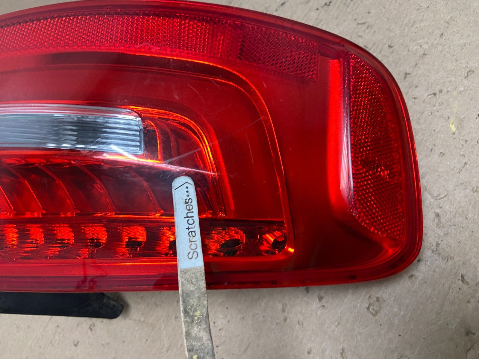 2013 to 2016 Audi A4 S4 Sedan Left Driver LH LED Tail Light AF5711 DW3