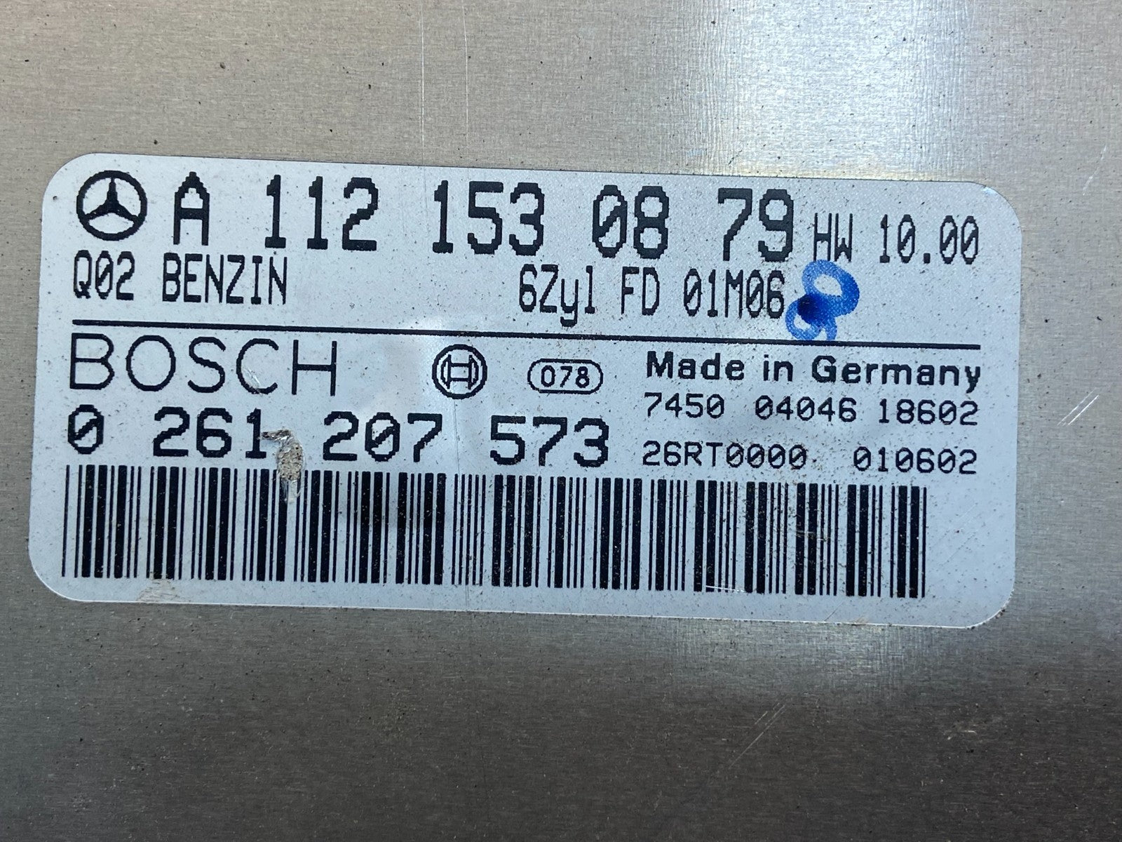 1999 to 2005 Mercedes E320 CLK320 Engine Control Unit ECU Module AF9232 DG2