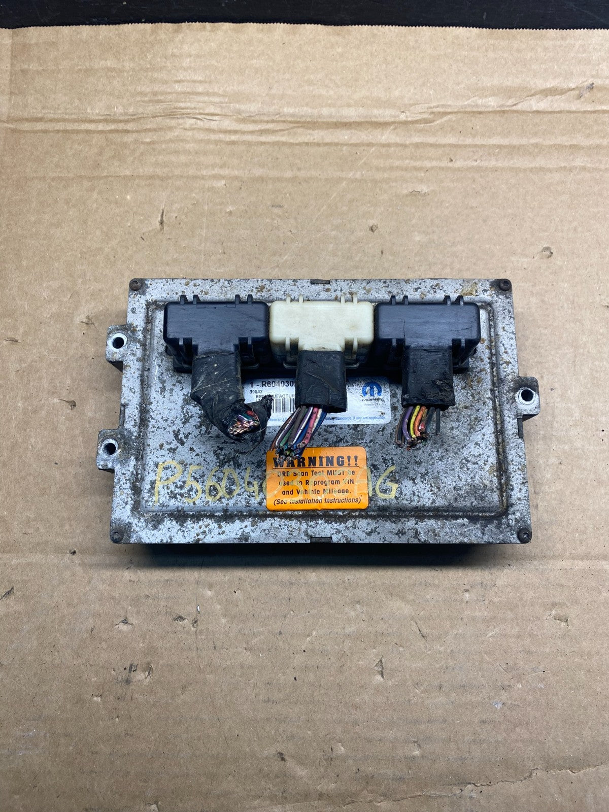 2002 Dodge Dakota 3.9L Engine Computer Module ECM ECU Unit AH4845 DW0