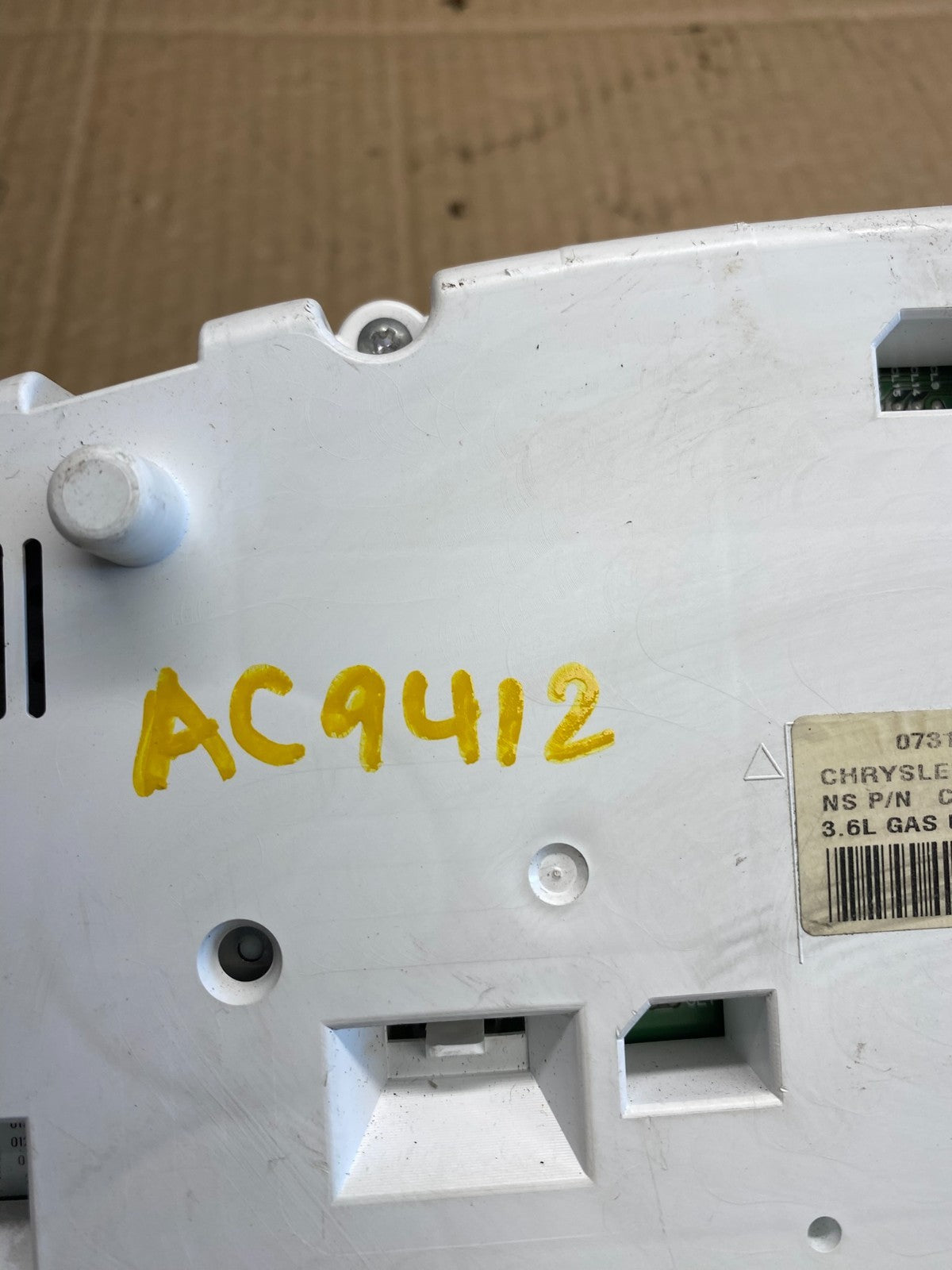 2011 Jeep Grand Cherokee 3.6L Speedometer Gauge Cluster AC9412 DG7