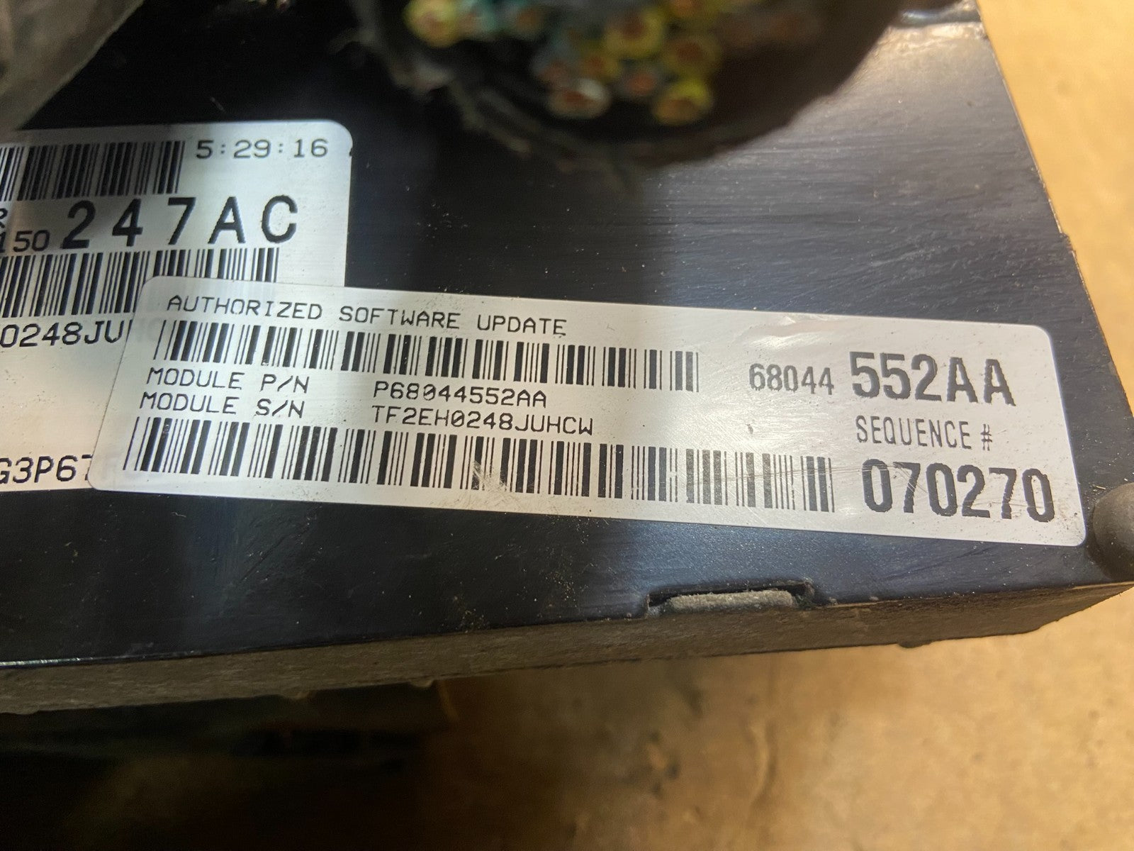 2008 2009  Dodge Caravan 3.8L Engine Computer ECU OEM V4151 DG4