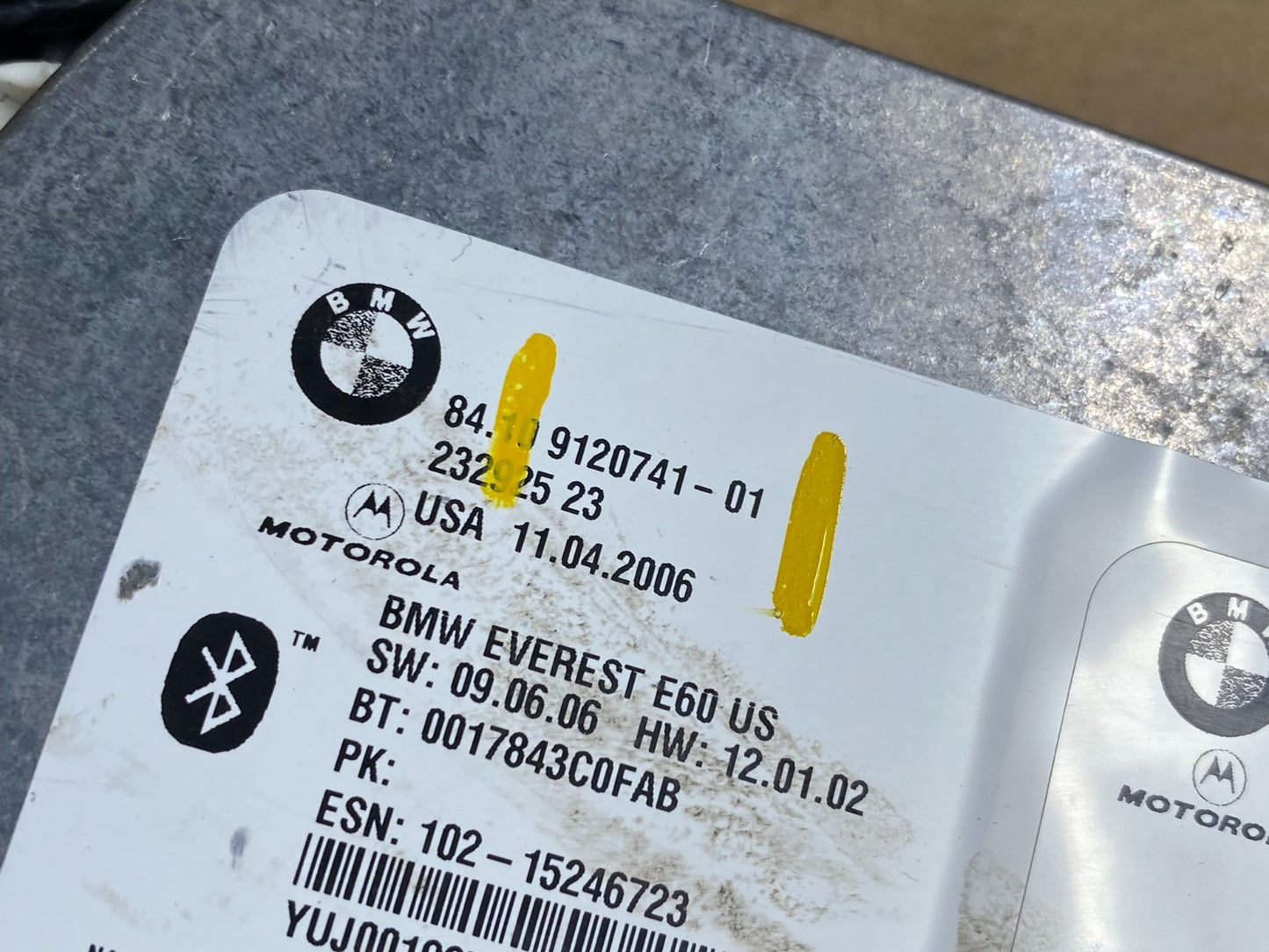 2004 to 2010 Bmw Bluetooth  Control Module Computer Telematics OEM t1278 DG4