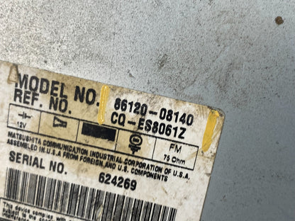 1999 to 2002 Toyota Sienna AM FM Casette Radio Receiver AC4848 DG6