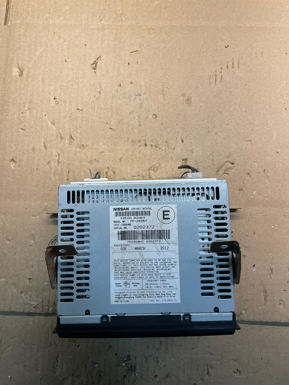 2008 2012 Nissan Pathfinder Armada AM FM CD Radio Receiver OEM V8749 DG4