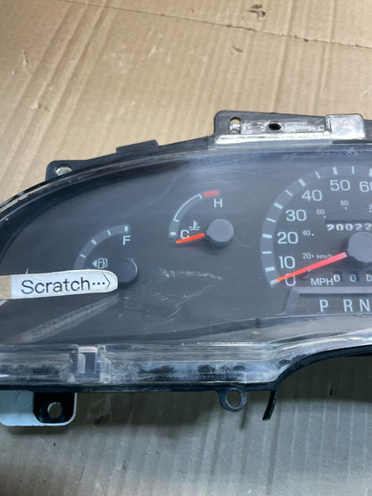 2001 - 2002 Ford Econoline E250 E350 Van Speedometer Instrument Cluster x9873 DG3