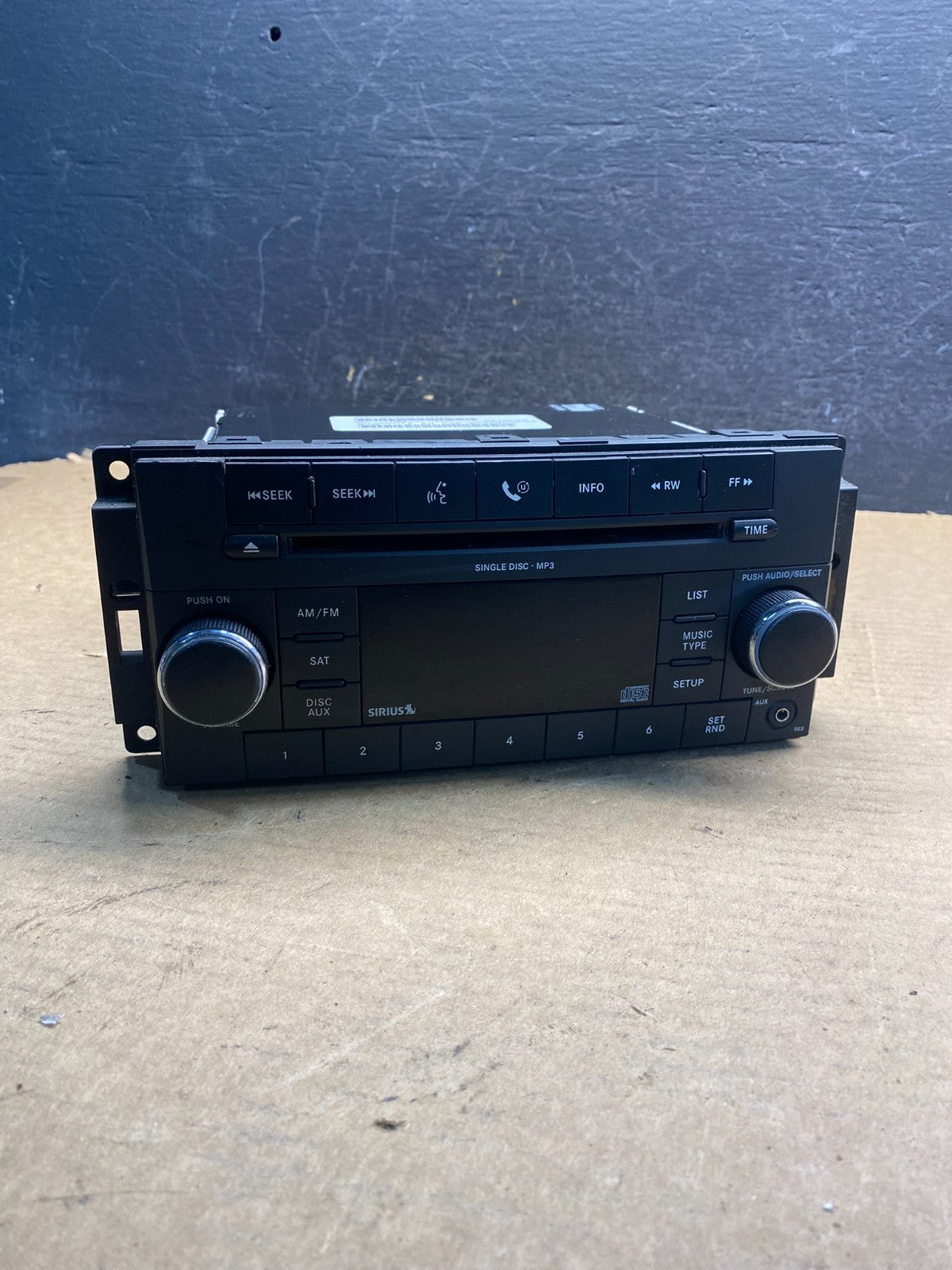 2007-2012 Chrysler Dodge Jeep Ram Radio CD MP3 AUX Receiver AD9889 DG0