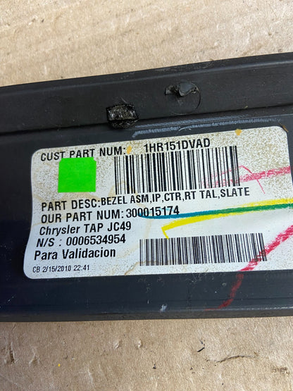 2009 2010 Dodge Journey Center Dash A/C AC Climate Control Bezel Trim AH3476 DG5