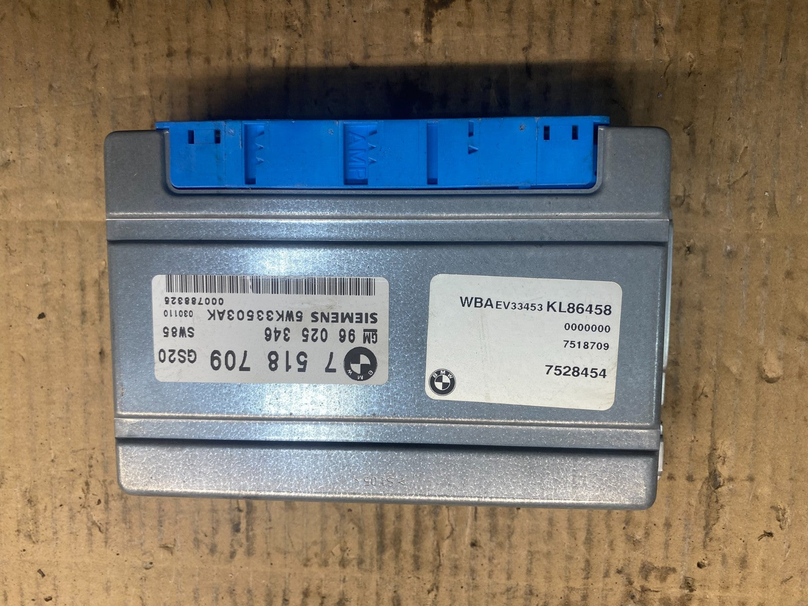 2001-2003 BMW 530i TCM TCU Transmission Computer Unit ad1473 DG0