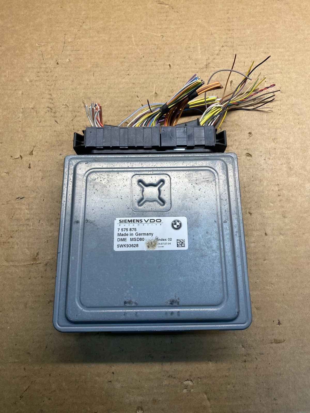 2007 to 2010 BMW N54 335i 535i Engine ECU ECM Computer Module 7575875 AE0001 DG0