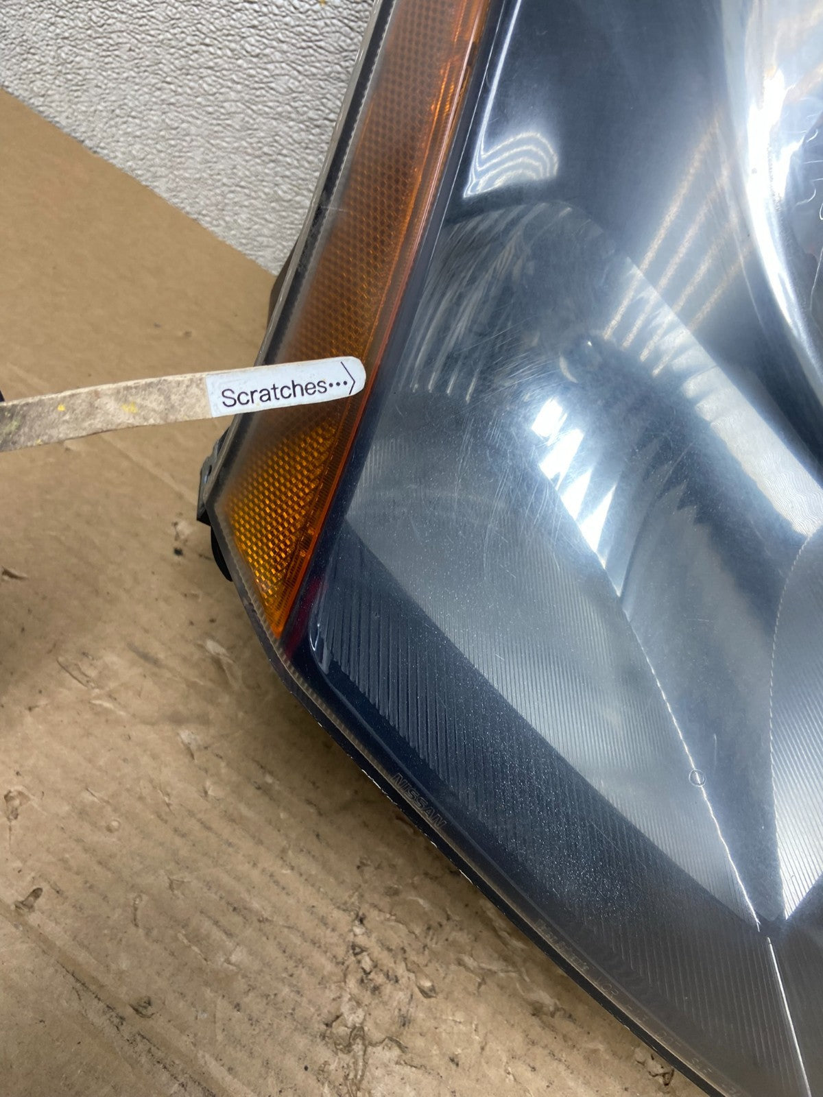 2010 2011 2012 Nissan Sentra Halogen Right Passenger Black Headlight AB4639 DW3