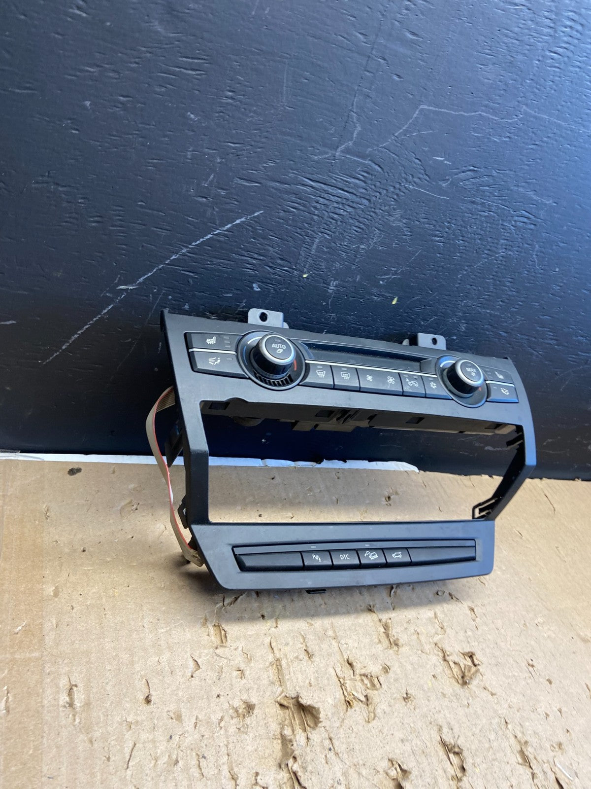 2007-2013 Bmw X5 AC Heater Climate Control Temperature Panel Trim Oem AB5851 DG1