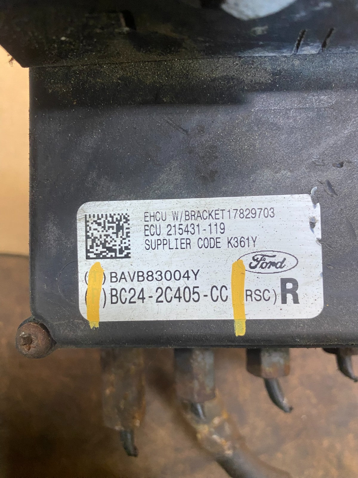 2011 - 2014 Ford E250 E350 Van  ABS Anti Lock Brake Pump Module Oem ac0940 DG5