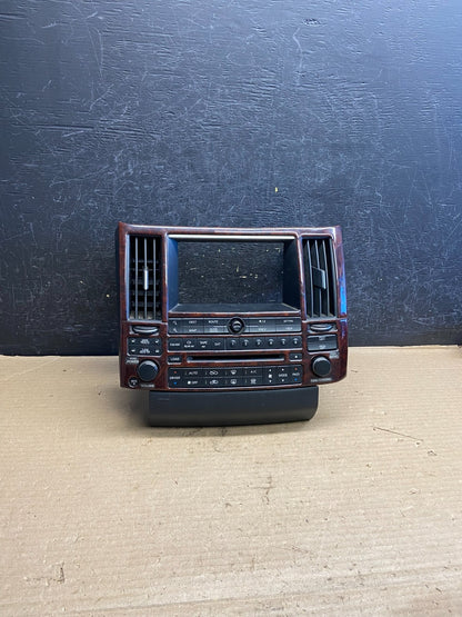 2003 - 2005 Infiniti FX35 Front Radio A/C Heater Climate Control Panel AH3665 DG0