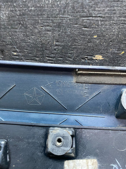 2011-2018 Dodge Grand Caravan Black Rear Tail Gate Trim Molding Panel v7169 DG18