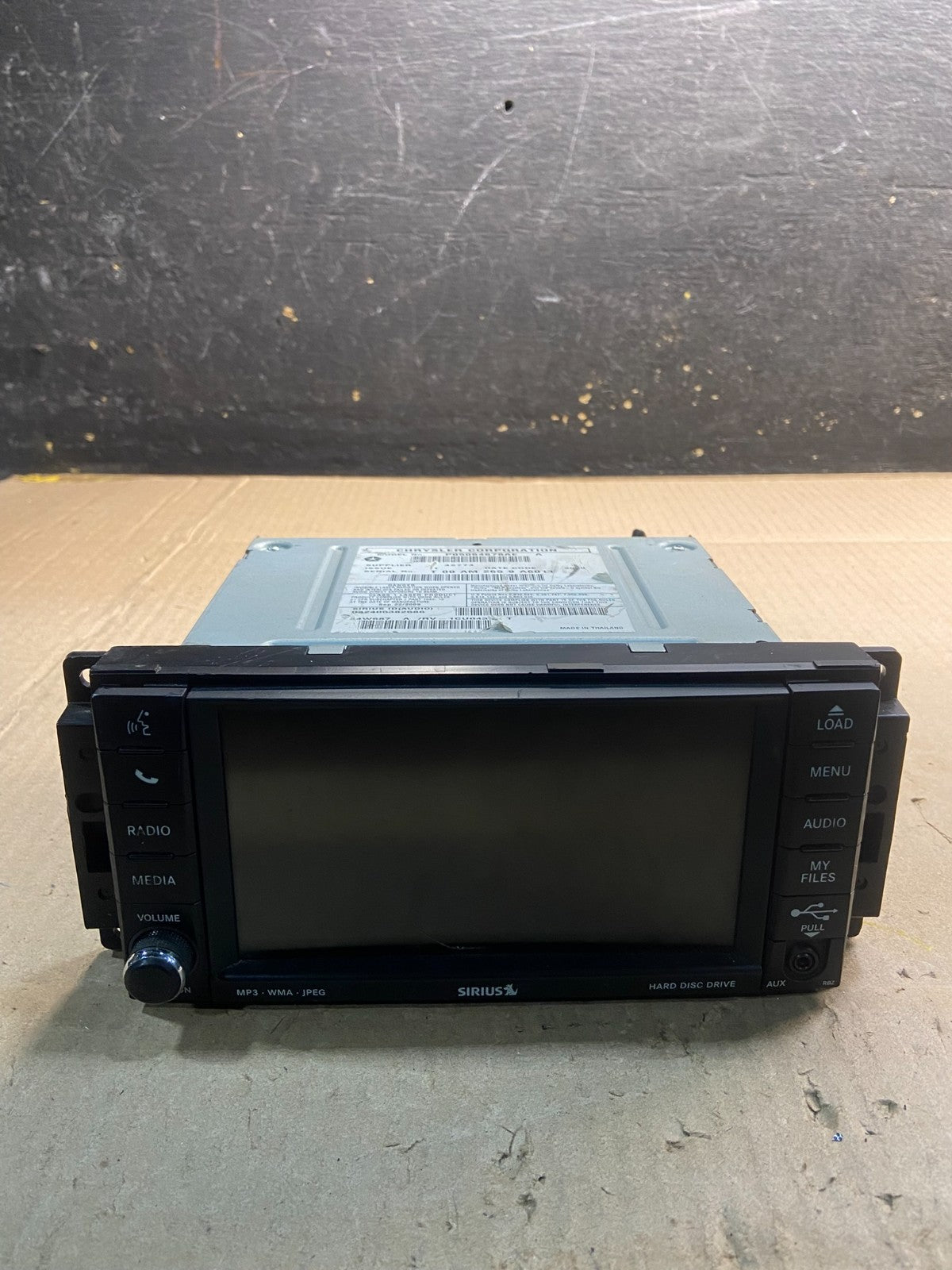 2008 2013 Jeep Dodge Chrysler Screen Display CD Player Satellite Radio Y7629 DG0