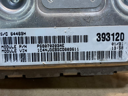 2012 Jeep Compass Patriot 2.4L PCM ECM ECU Engine Computer Module AE6275 DW2