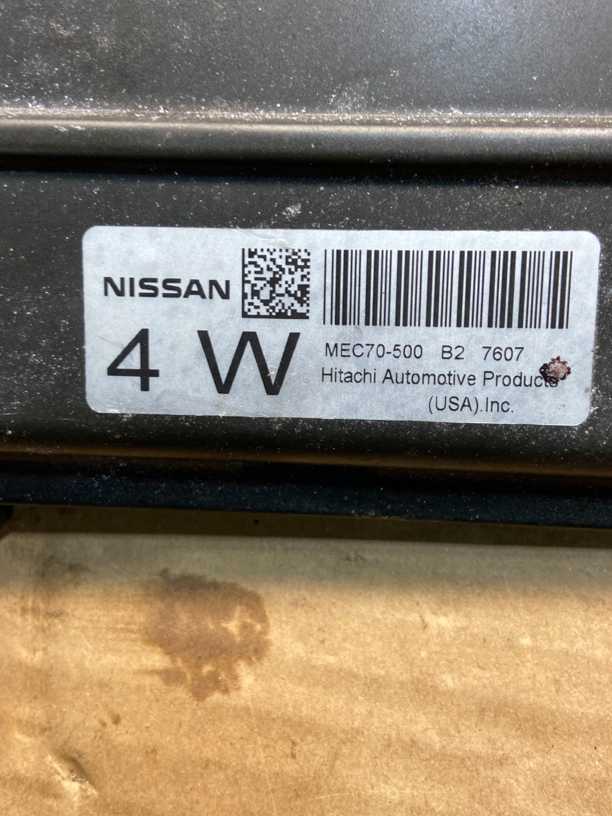 2008 Nissan Pathfinder 4.0L Ecm Ecu Engine Computer Module AE4733 DW2