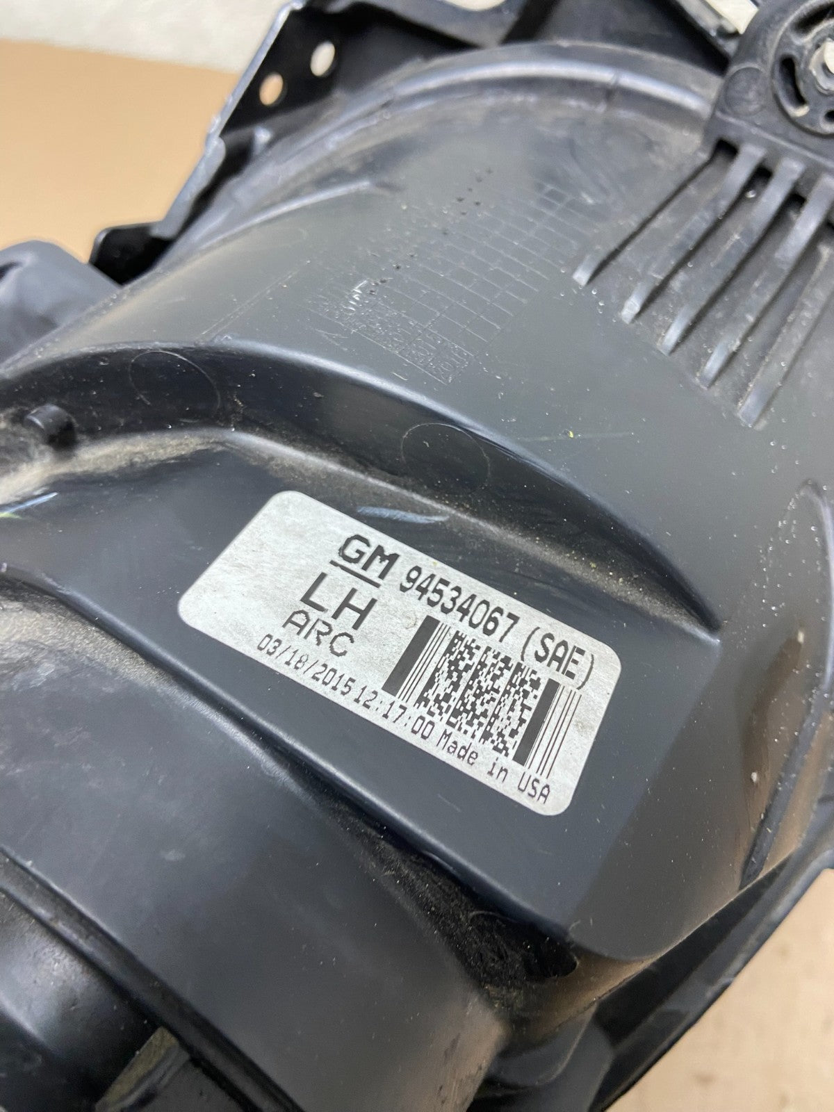 2012 to 2015 Chevrolet Sonic Left Driver LH Headlight OEM AB5990 DW8