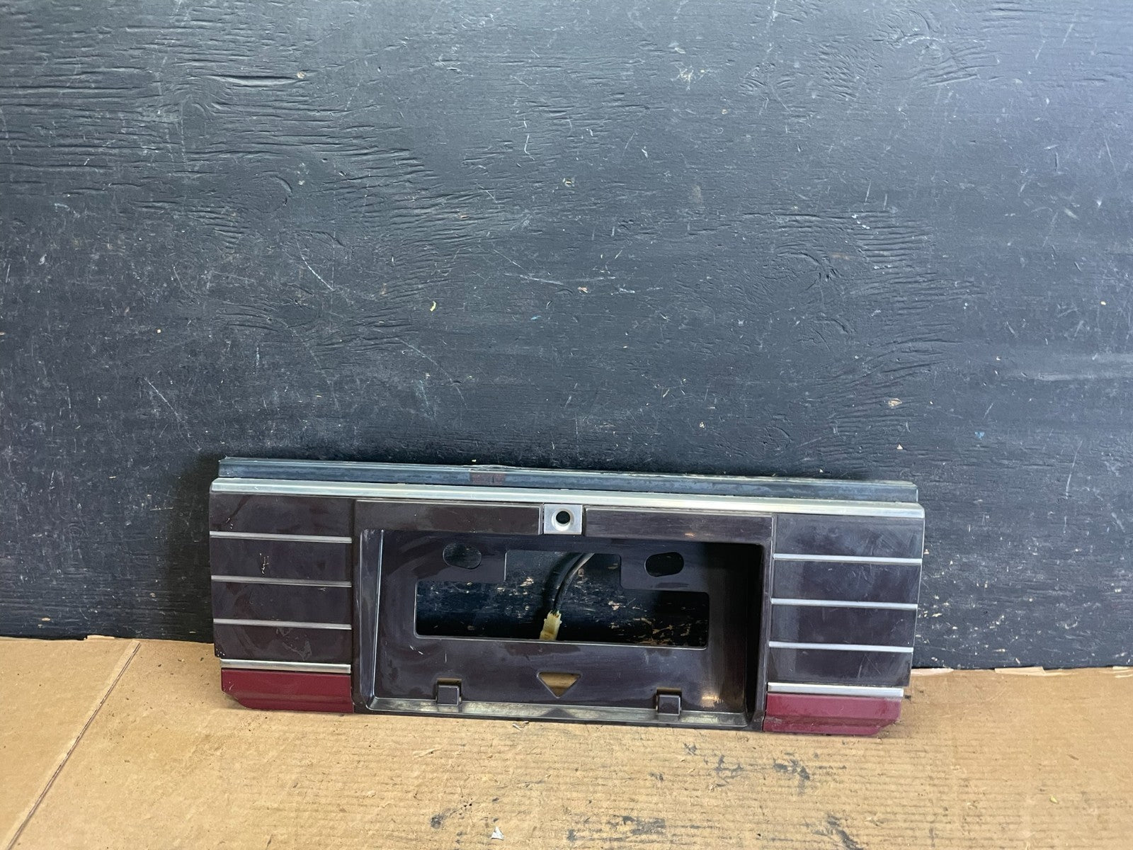 1985 to 1988 Mitsubishi Tredia Rear Trunk Plate Holder Trim Panel S1173 PS0