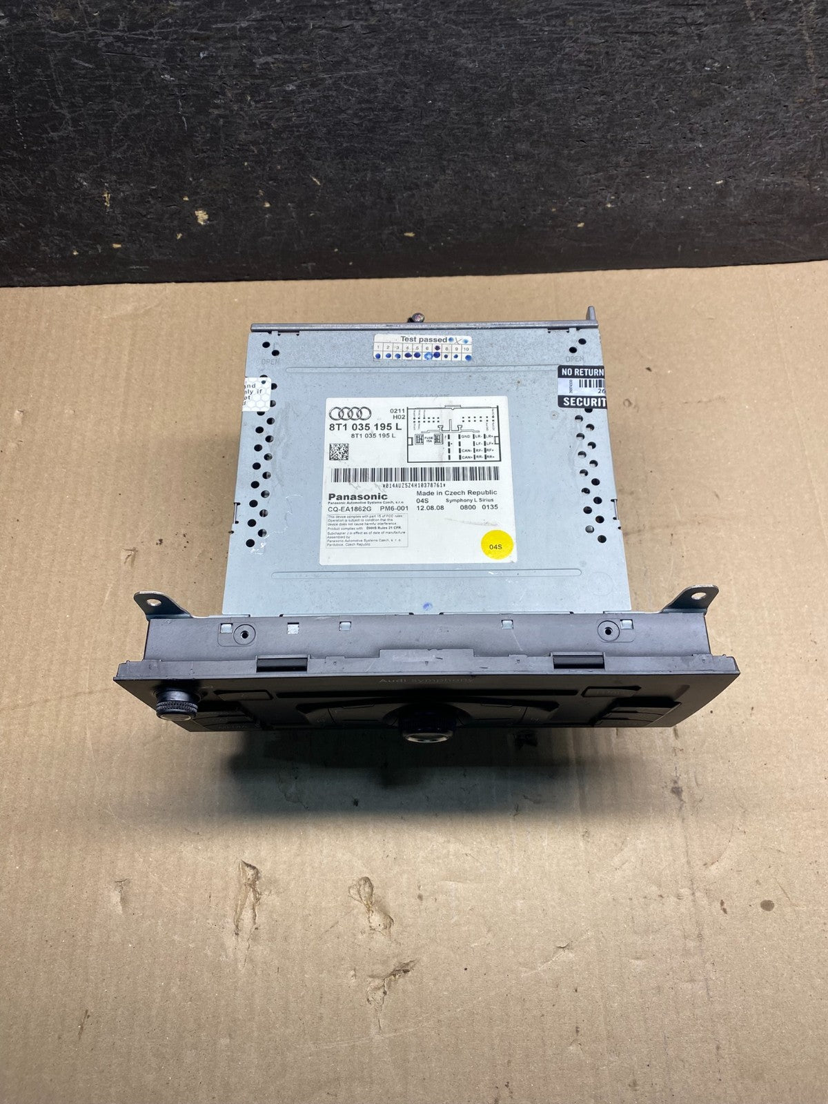 2009-2012 Audi A4 Q5 Receiver Concert Audio Radio AM/FM Cotnrol ai5115 DG3