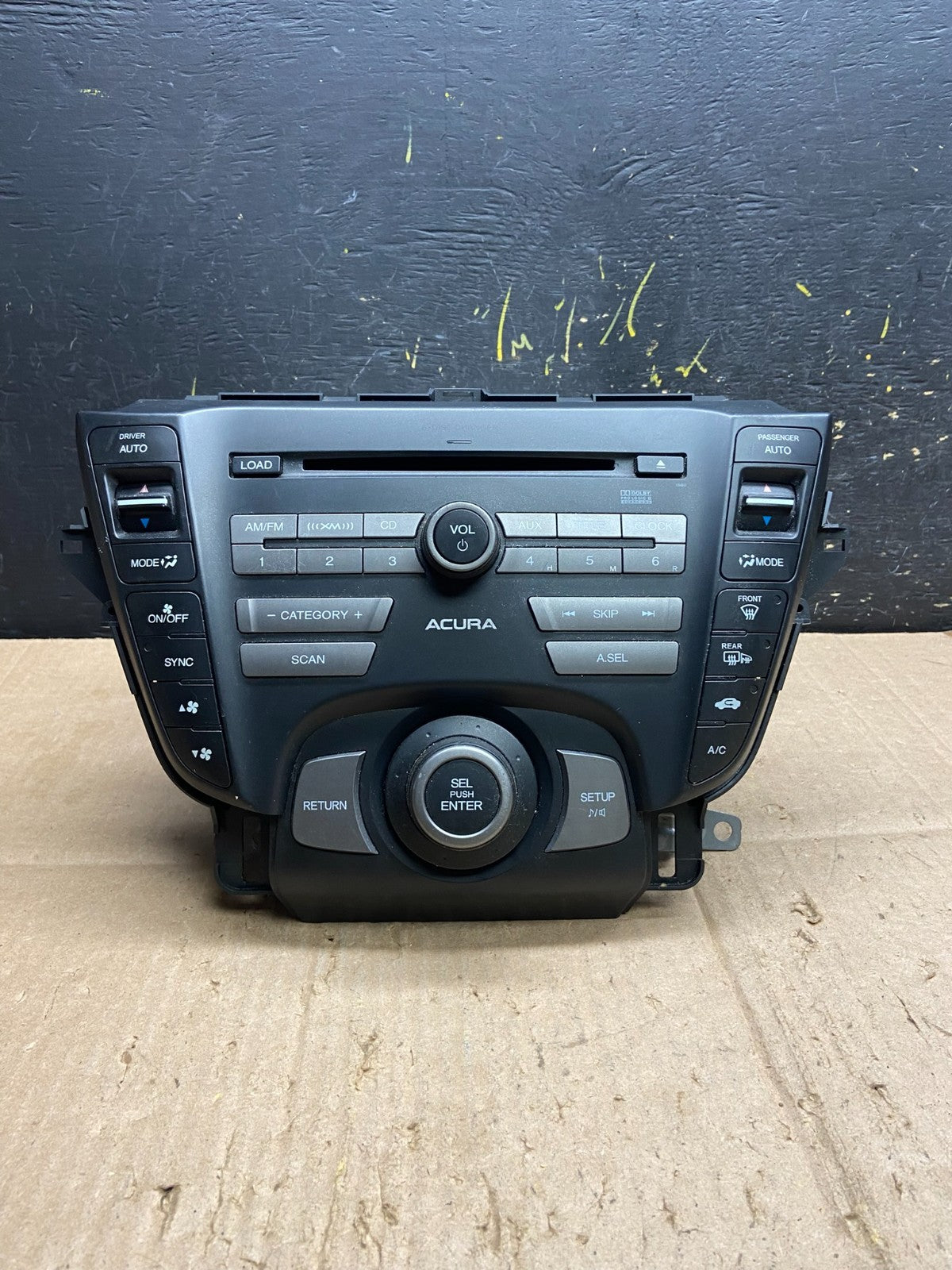 2009 2011 Acura TL AM FM CD MP3 DVD Navigation Radio Player Receive AB2299 DG0