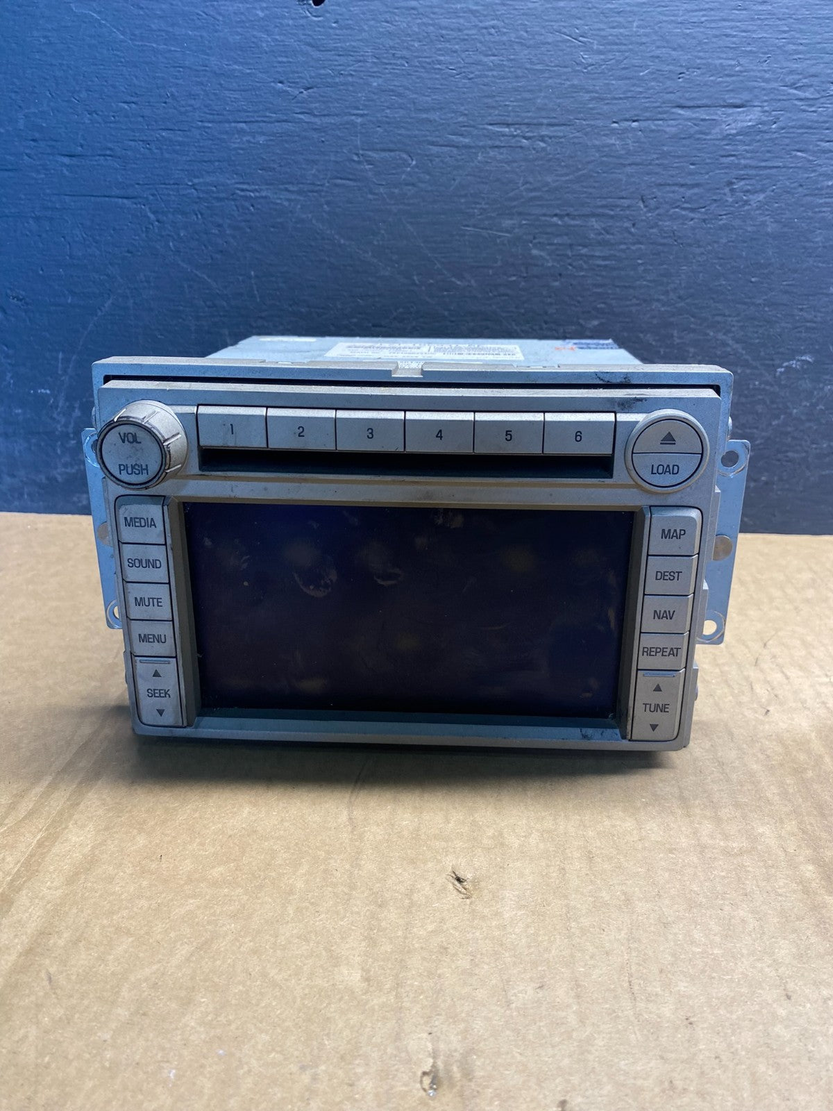 2007 Lincoln Navigator Radio CD Disc Player Screen GPS Navigation AC7162 DG0