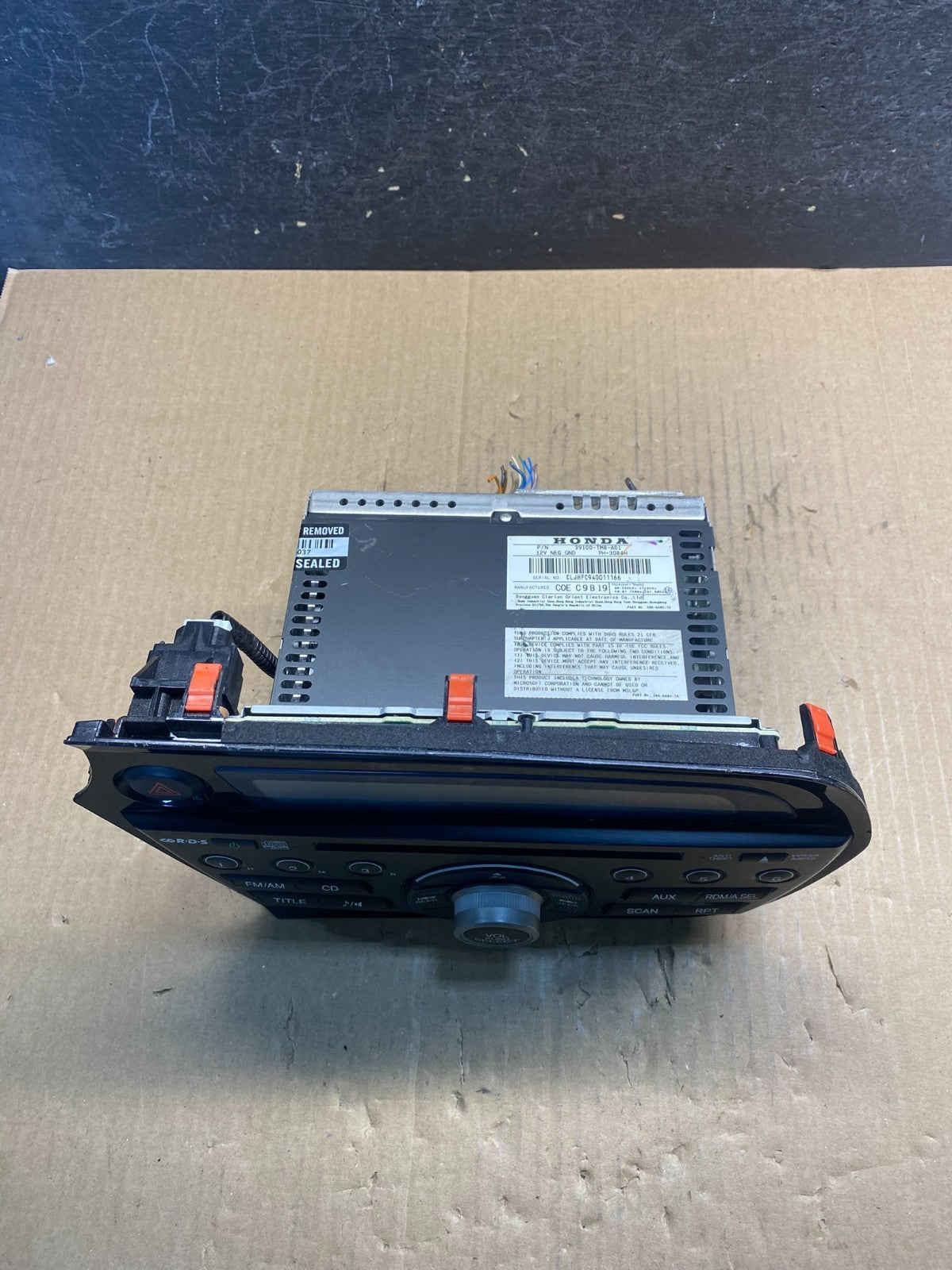 2010 to 2011 Honda Insight Navigation GPS Screen Display Radio AH1758 DG3