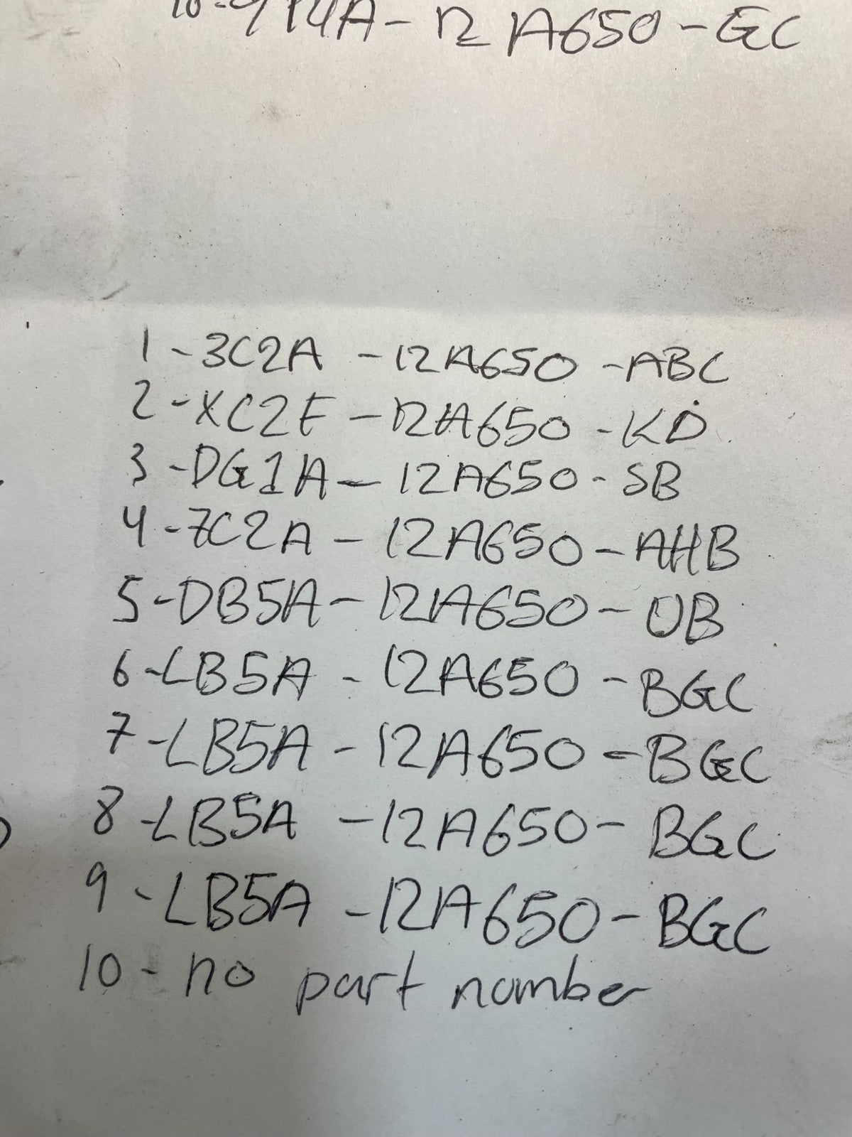 Mix of 10 Ford ECM Engine Computer Module X8636 PS2