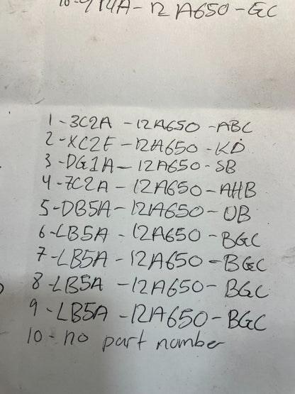 Mix of 10 Ford ECM Engine Computer Module X8636 PS2