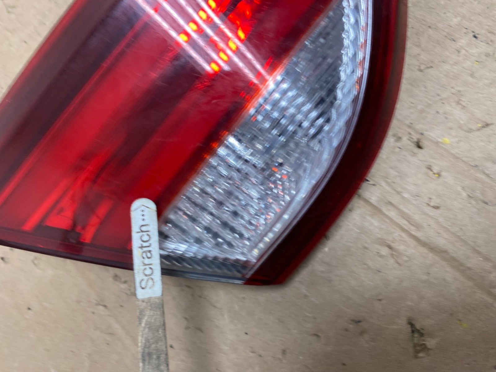 2015 to 2017 Chrysler 200 Sedan Left Driver Side Inner Tail Light Q2843 DW5