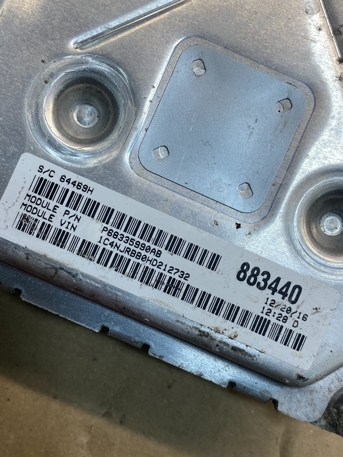 2015 2017 Jeep Compass Patriot Engine Control Module p05150941ab ECU AI5100 DW2